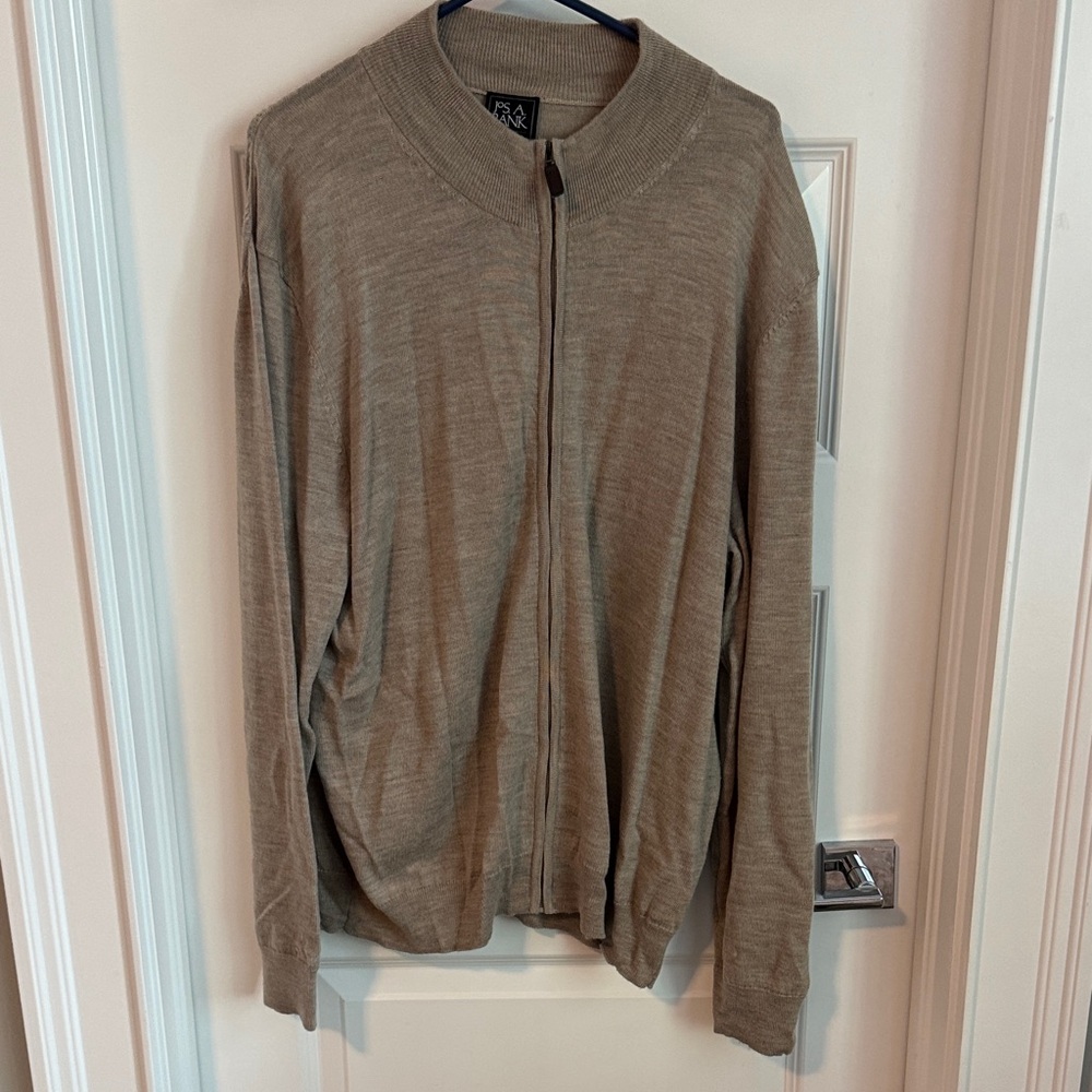 Traveler® Collection Tailored Fit Merino Wool 1/4-Zip Sweater, XL
